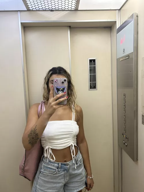 Maybe I should’ve worn a bra