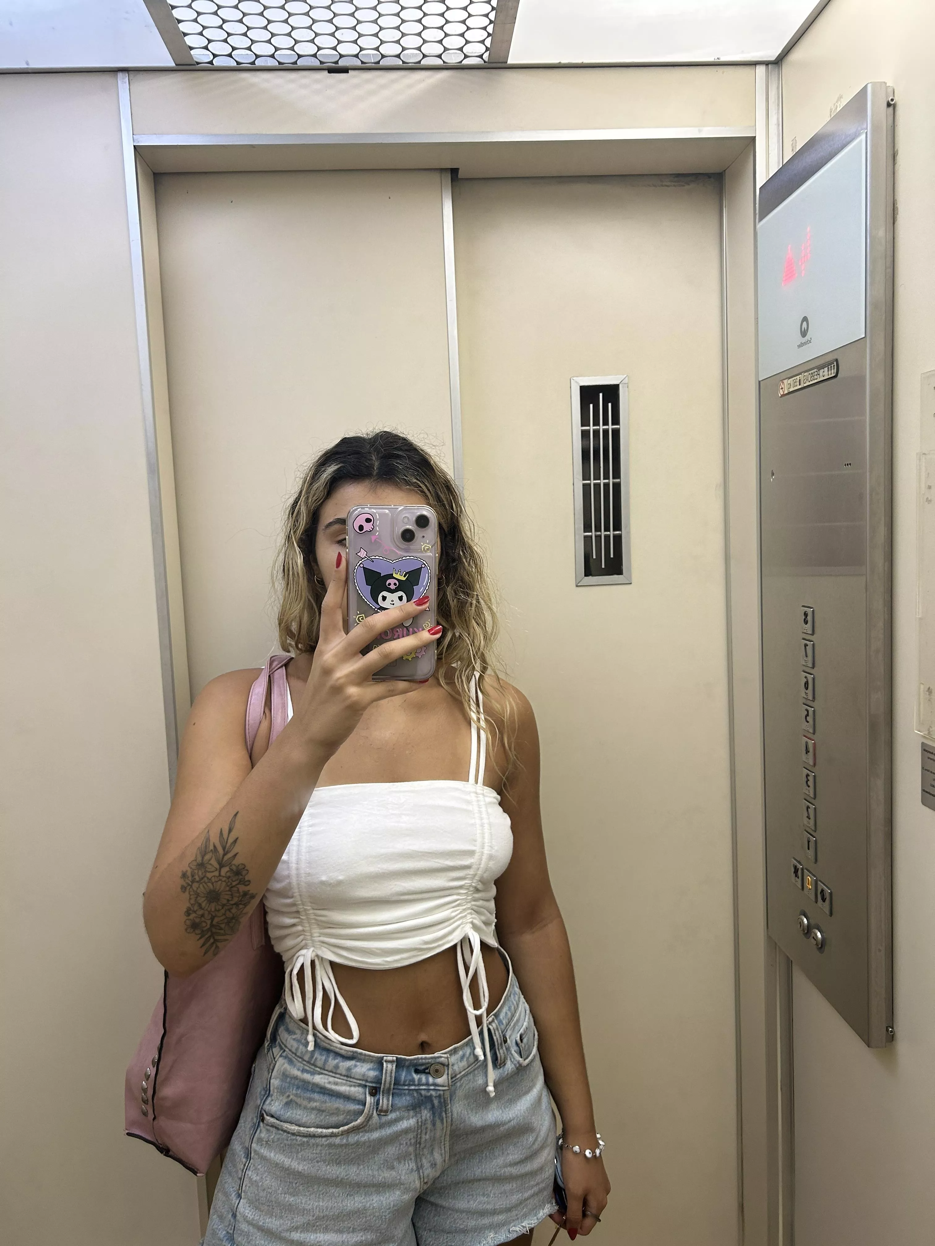 Maybe I should’ve worn a bra