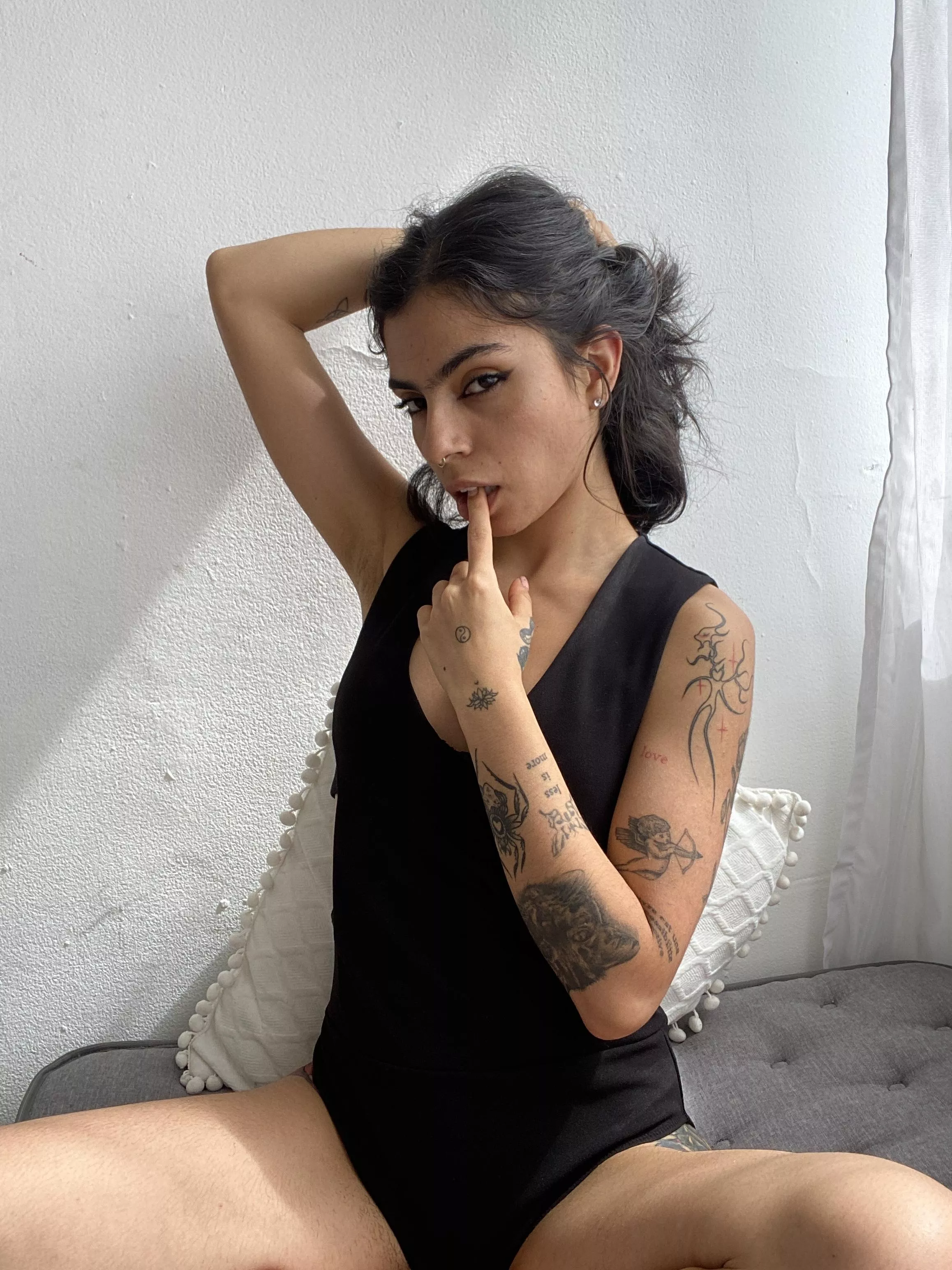 my stepbrother is mad at me cause I copied one tattoo from him