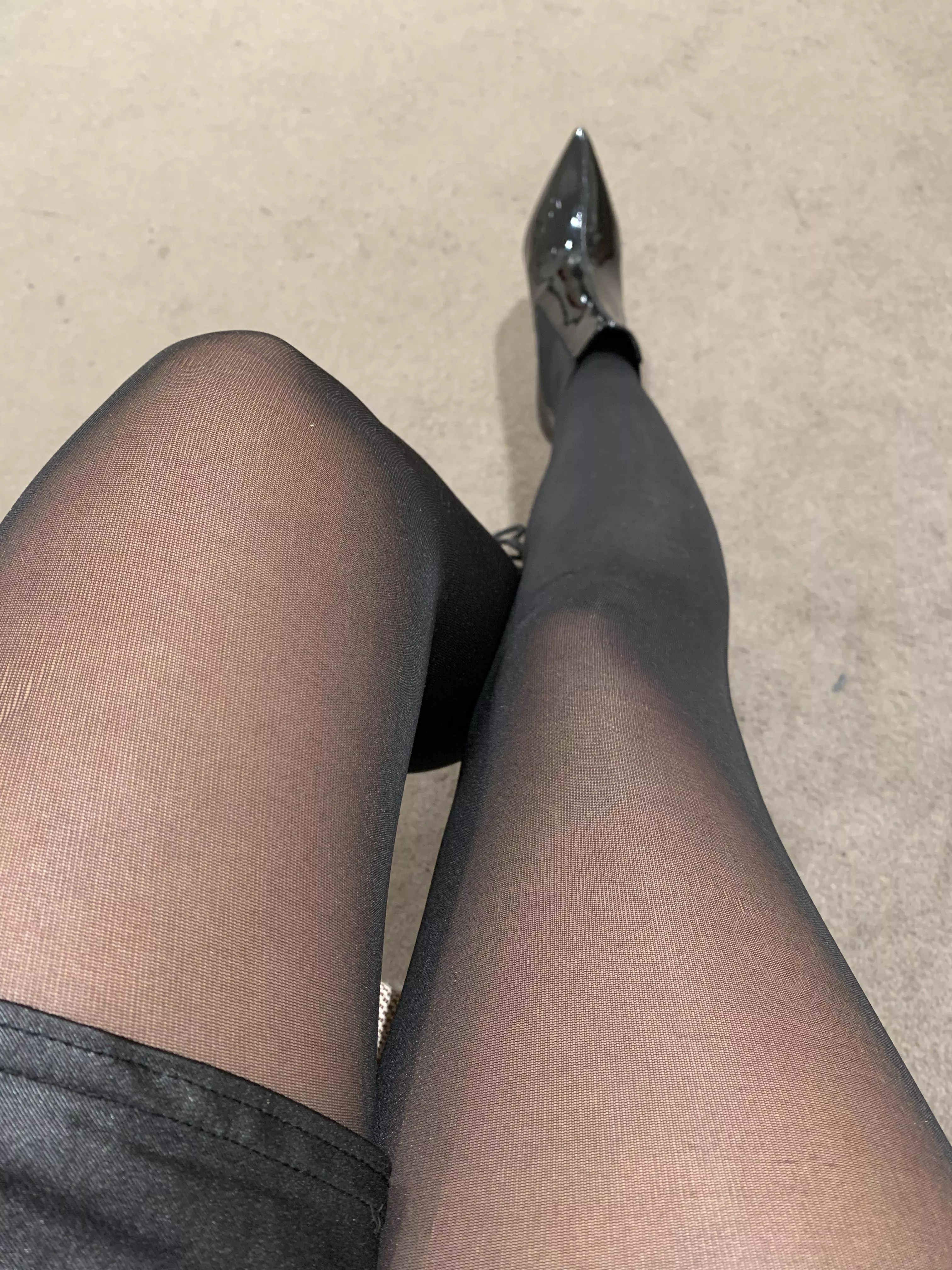 Office trouble: all leathery today 😍