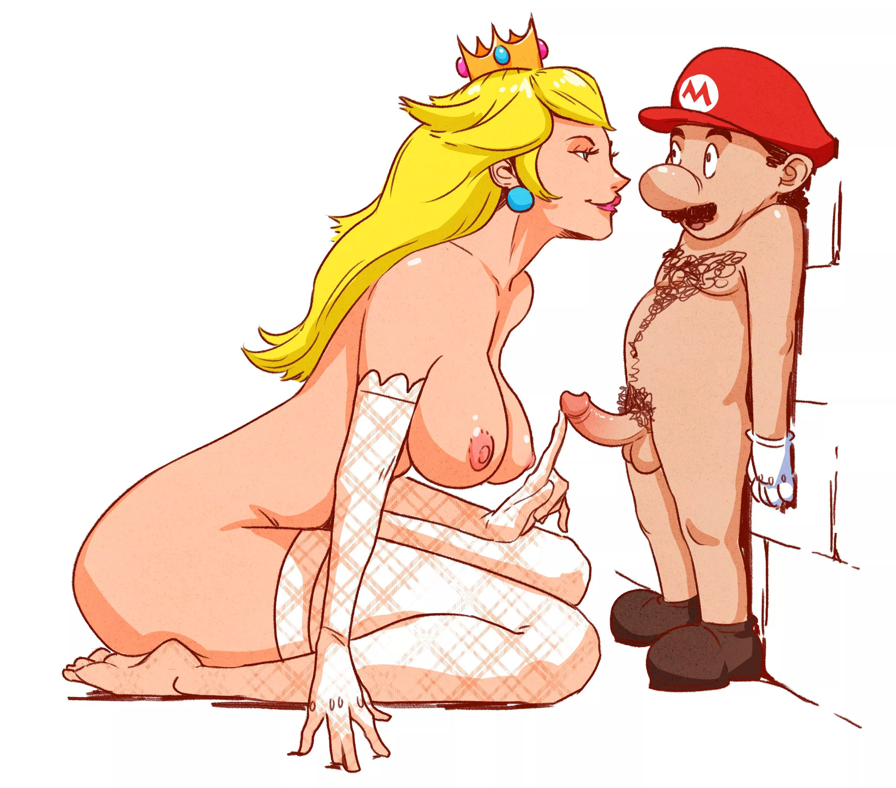 Peach and Mario (Reverie)