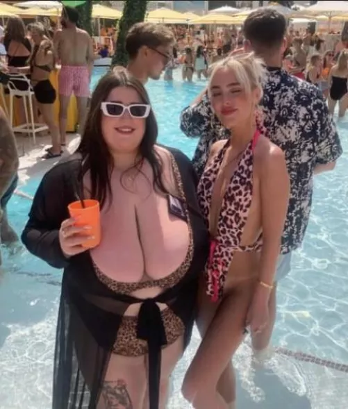 Poor blonde never stood a chance