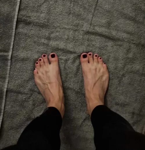 Proud of my girly looking feet [OC]