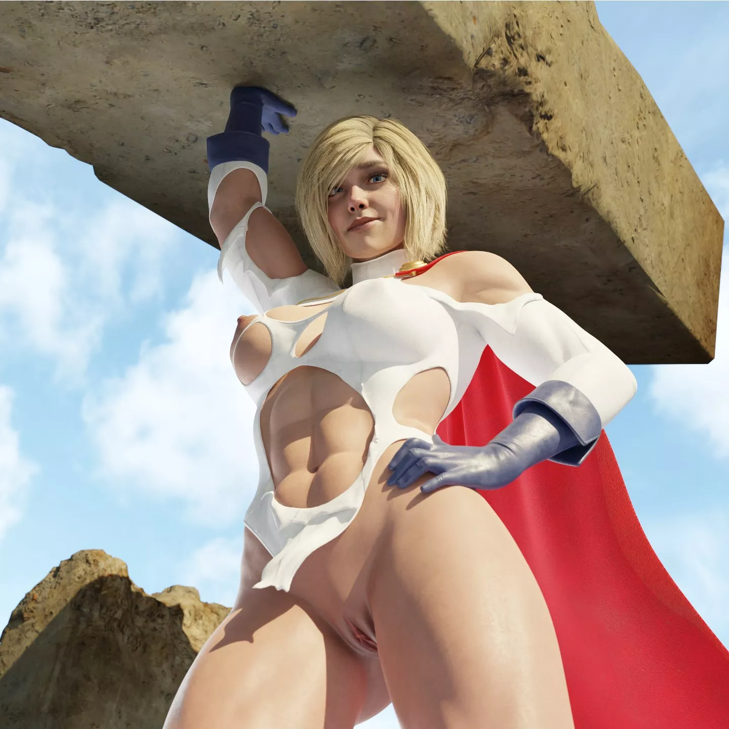 Saved by Power Girl (Quick E) [DC]