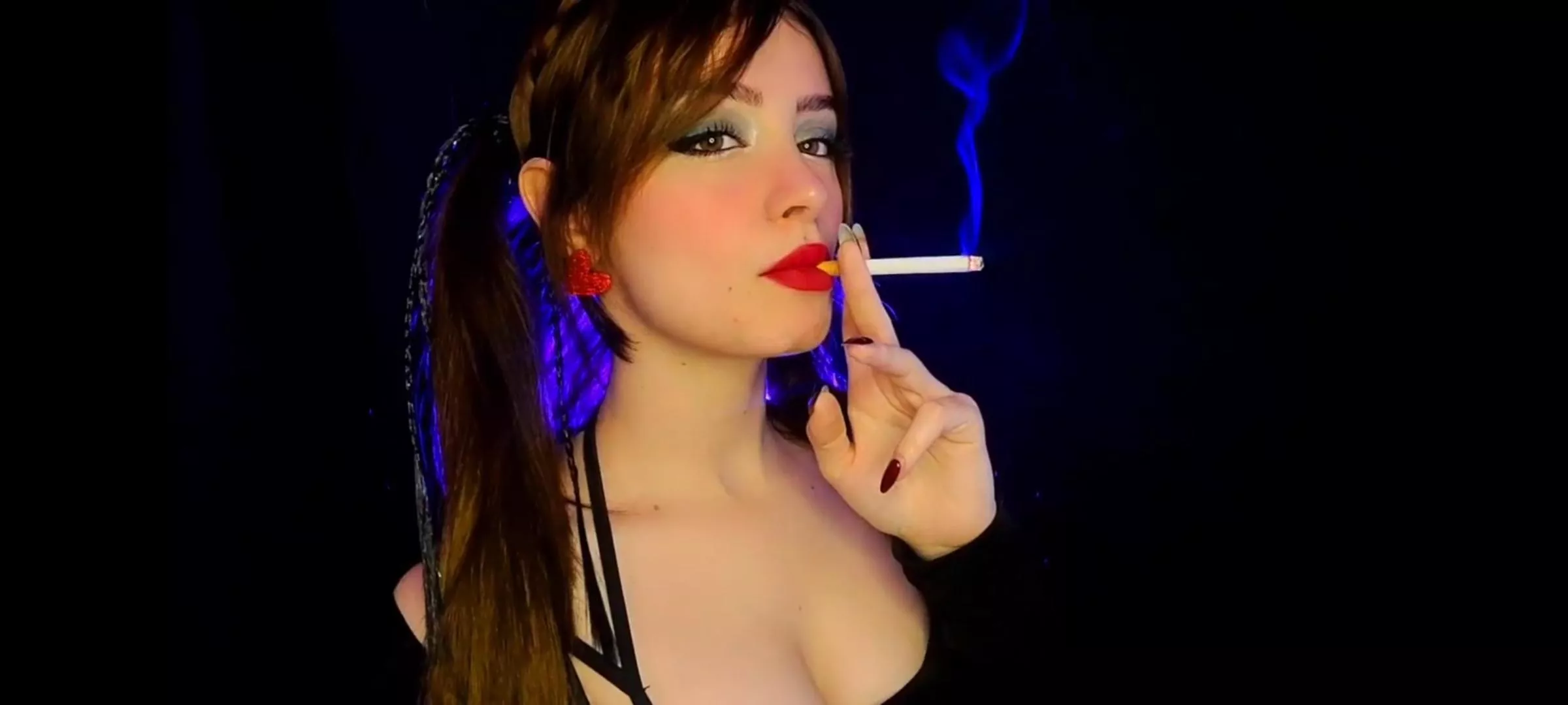 Smoking doll