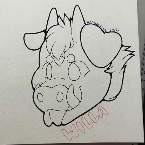 Some line art for a badge I’m working on.