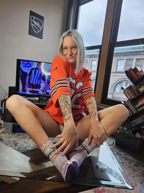 Take em off or leave em on? [F]