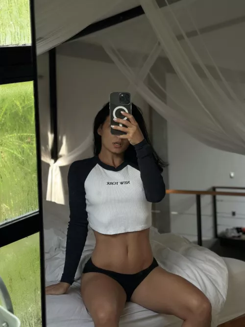 The Zara top has a playful touch to iT