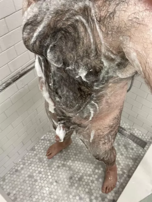 Time for a soapy shower!