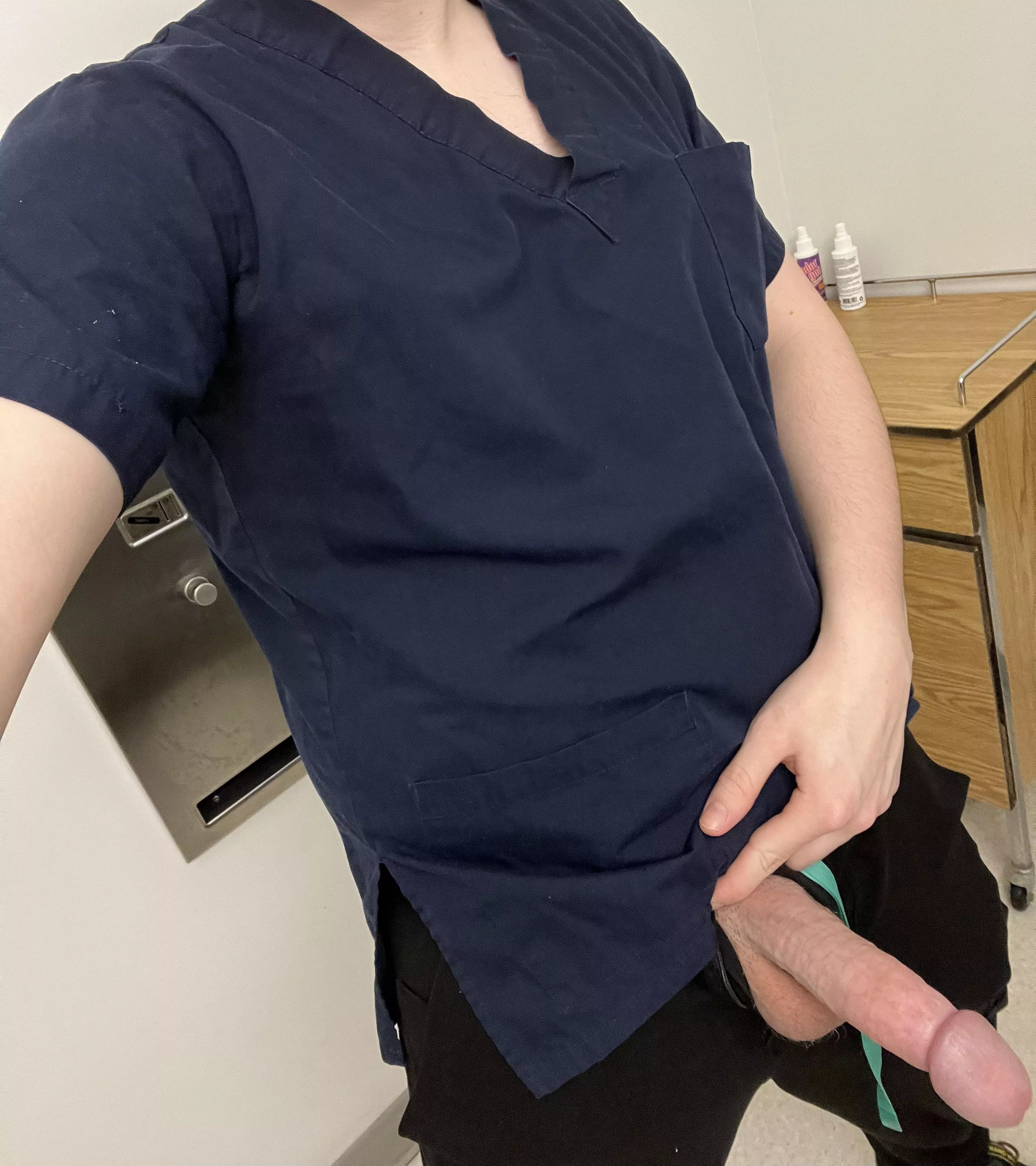 What would you do if your Doctor pulled out a cock like this?