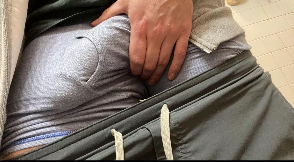 When the morning wood just won’t go away on its own…