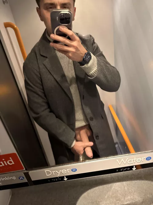 Whipping my cock out on the train.