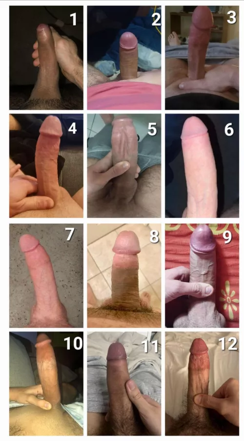 Wich one would you suck the most? Keep the cocks going in my pm-s