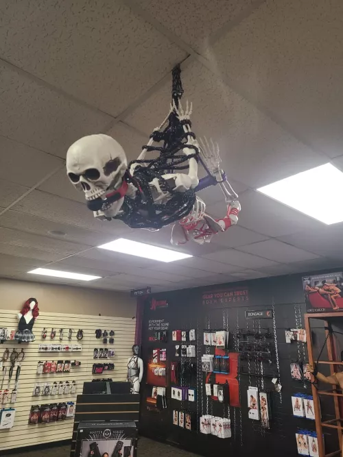 A display I did at work during Halloween