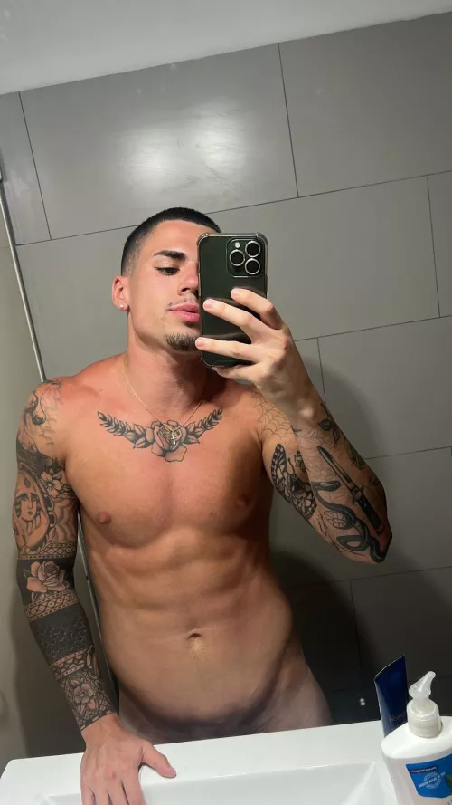 admire my tattoos, I want you to dot them.