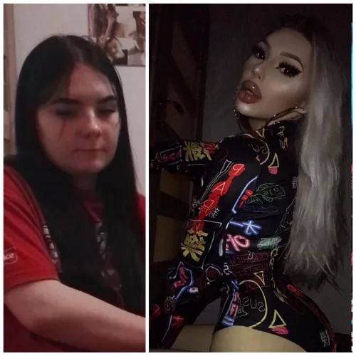 another one of my bimbofication🤭🖤