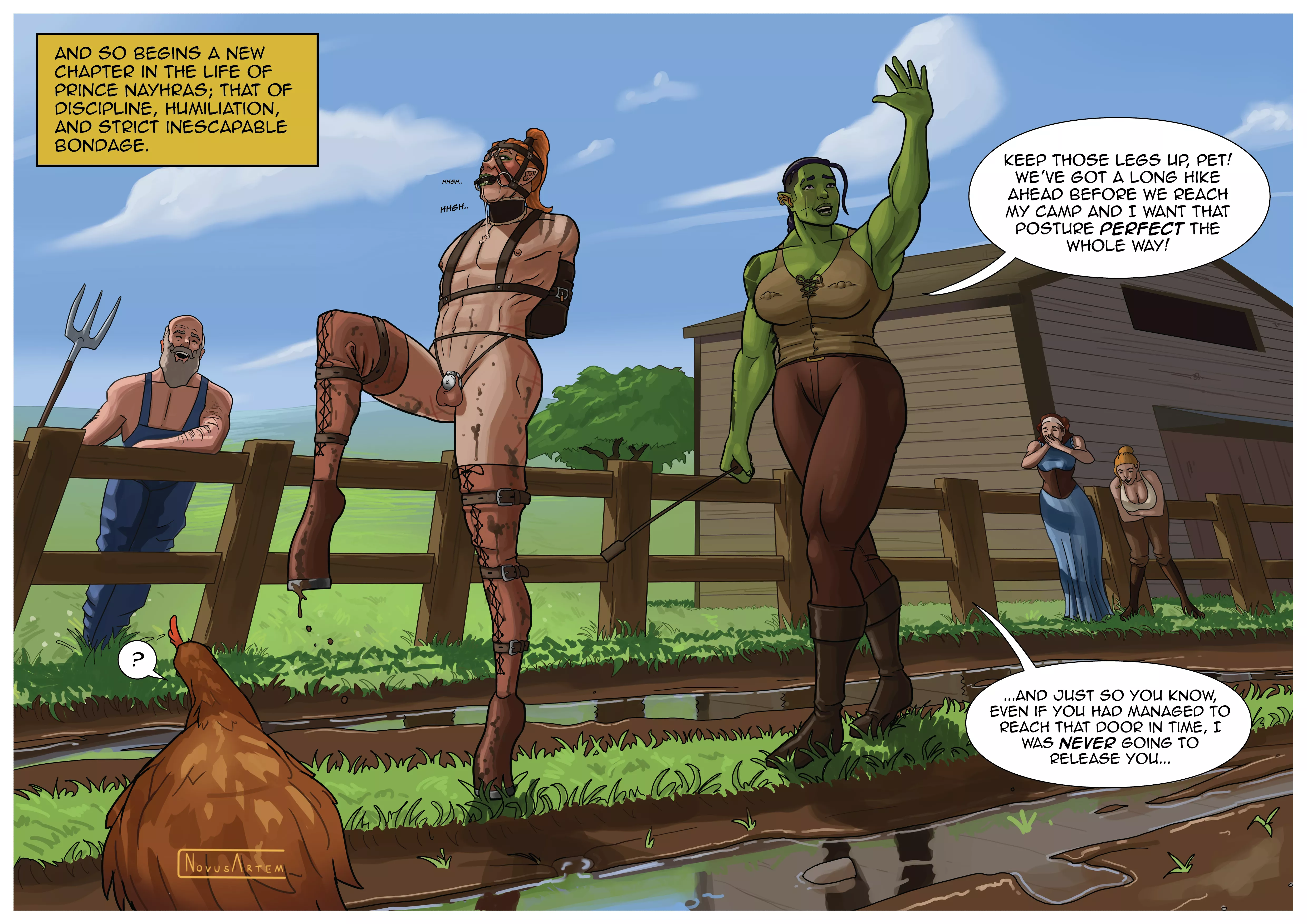 Becoming properly dressed , collared, cuffed, caged and permanently Locked away. A Piece of Property: Her Permanent Pony Pet