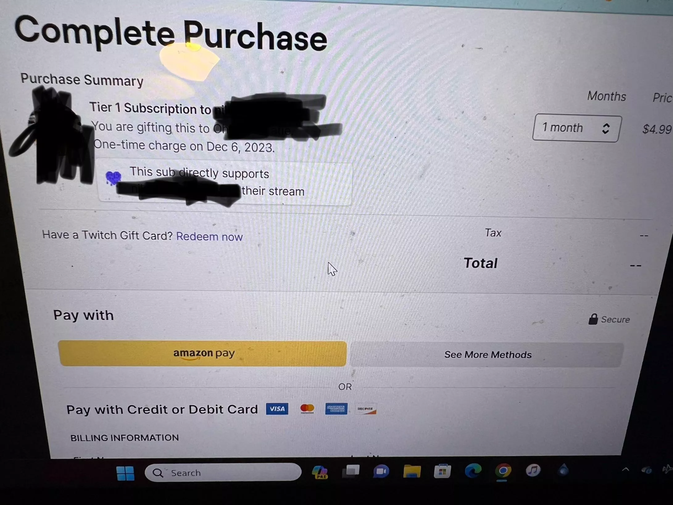 Changes to gifting subs?