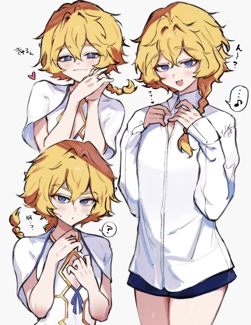 Cheeky blond boi