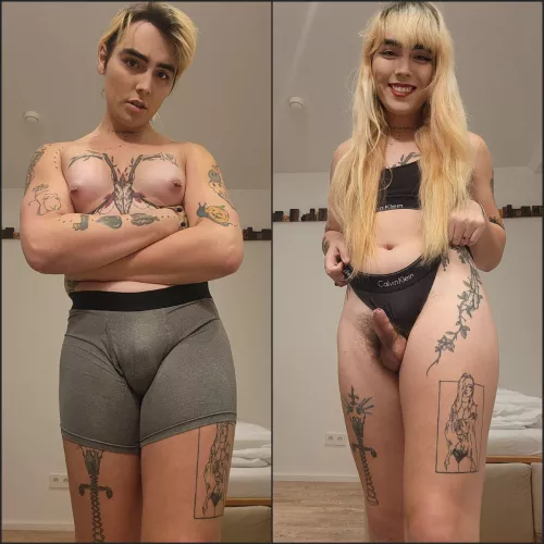 Do you prefer me as a butch dyke or femme dyke?