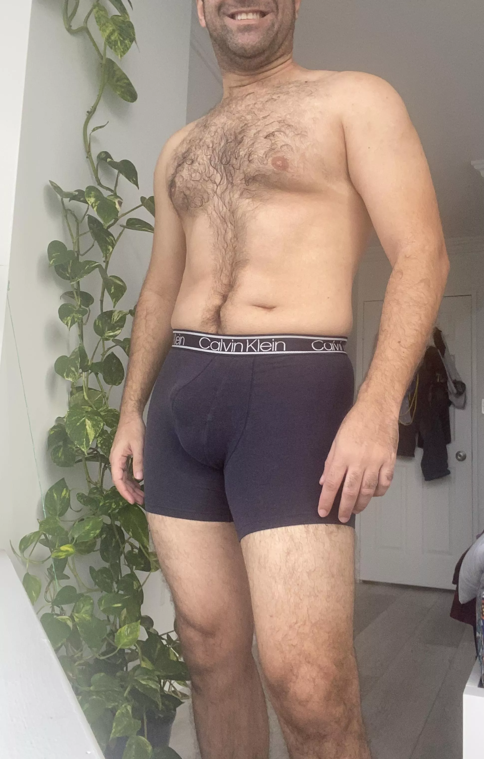 Enjoying a day off work