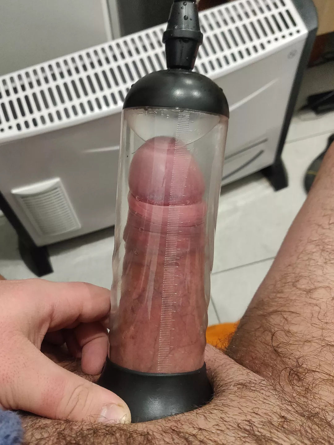 First try with hot water