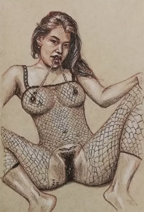 Fishnet Bodystocking by Jimmy
