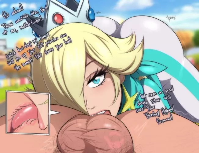 Getting revenge for the blue shell (Artist : Glazinbuns)