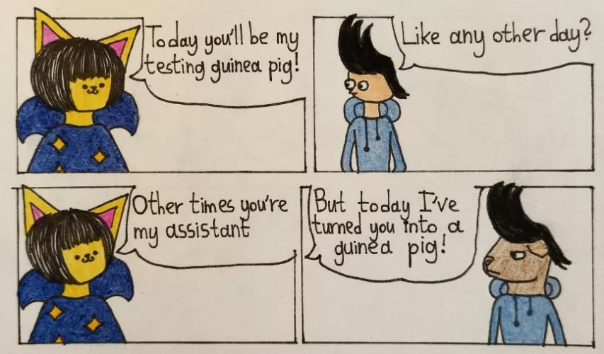 Guinea pig (art by me)