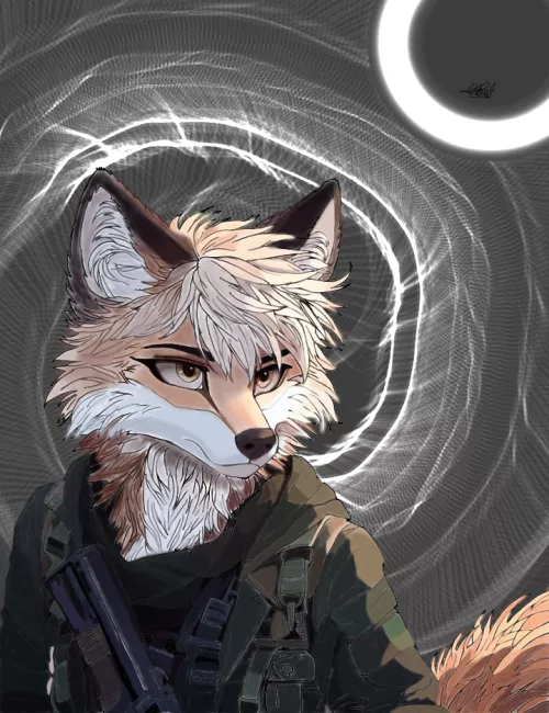 His name is Belerem Ludanir, and he's ready for battle (art made by me)