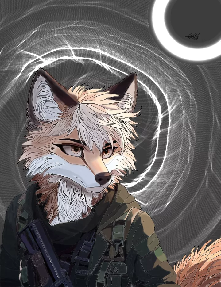 His name is Belerem Ludanir, and he's ready for battle (art made by me)