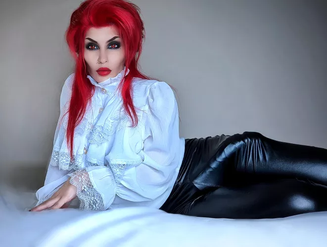 I can suck your blood, but I want to fuck your ass