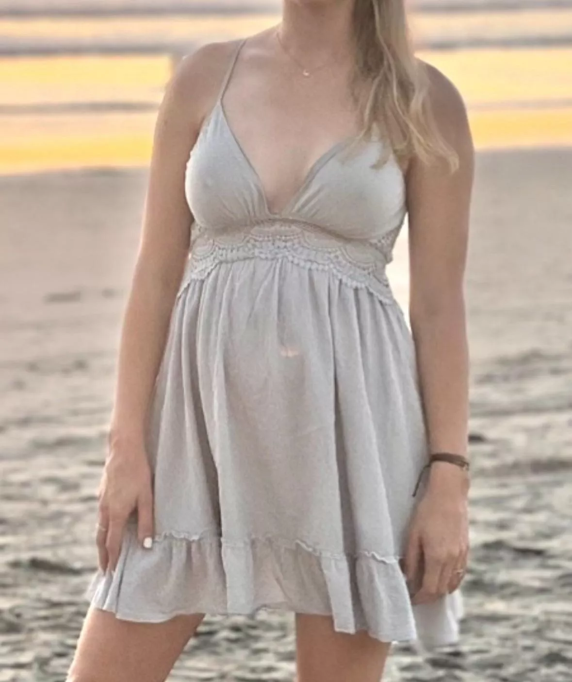 I don’t think my wife hardly ever wears a bra. 34