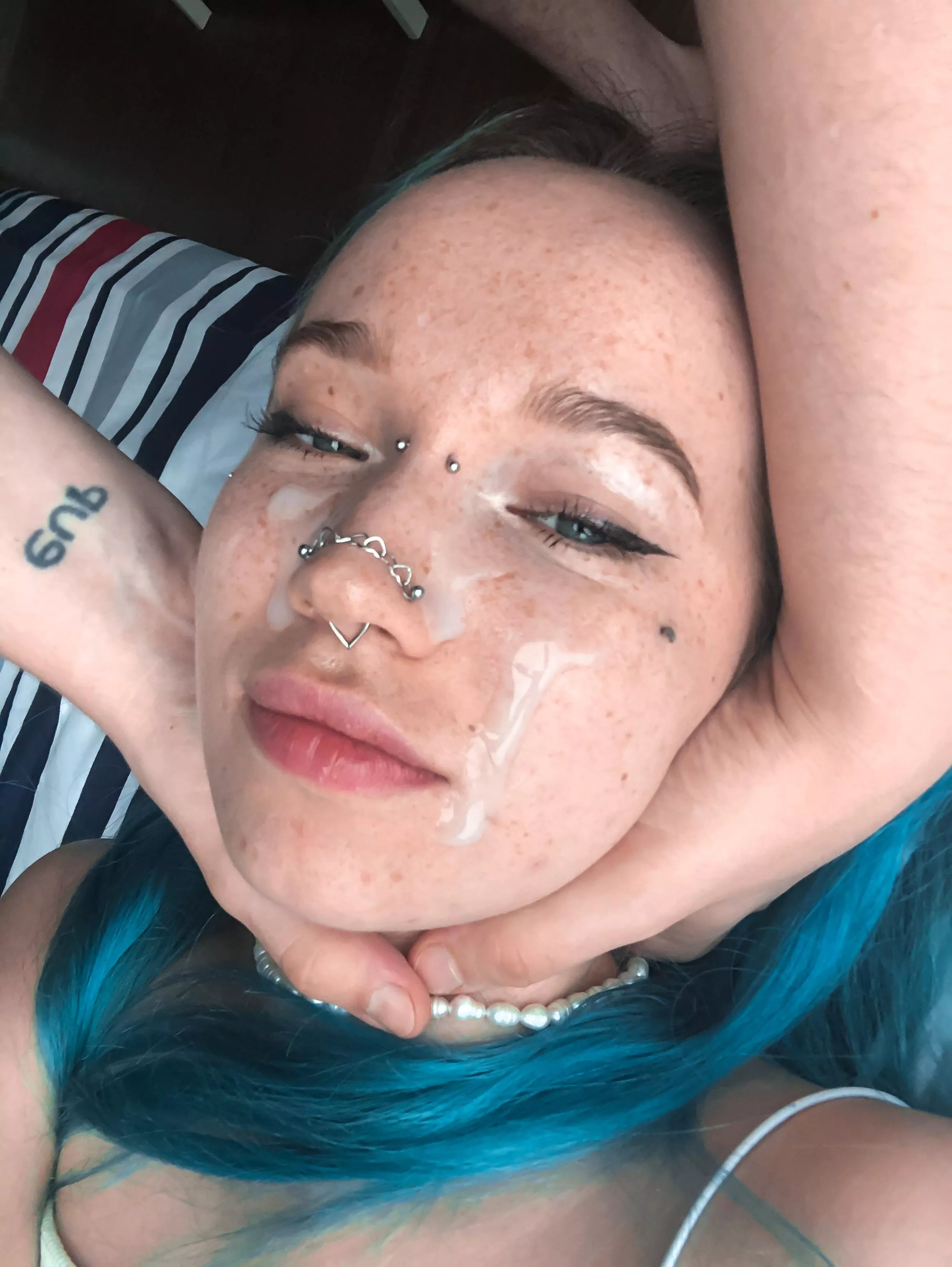 I love to take a chokehold after a blowjob