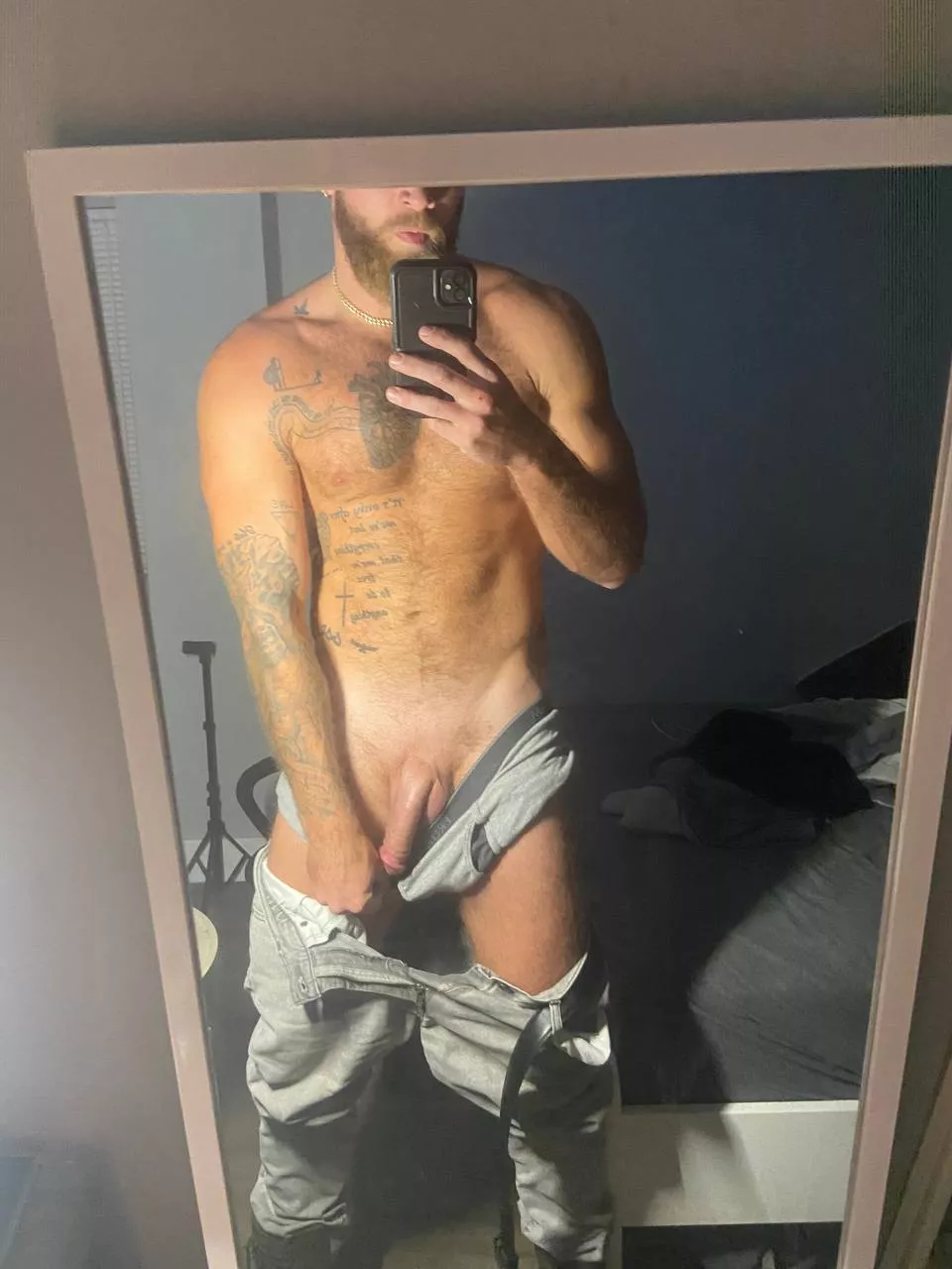 If you walked in on your 6’5” roommate like this, what would you do?