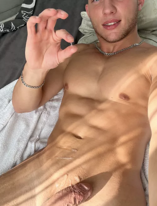 lick it clean and I'll check