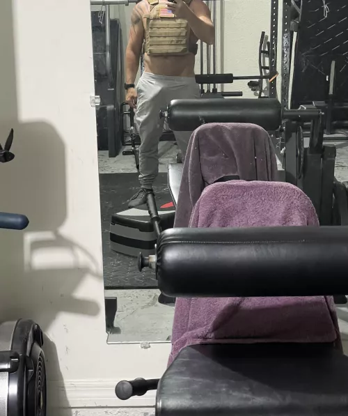 [m] another chilly workout with vest