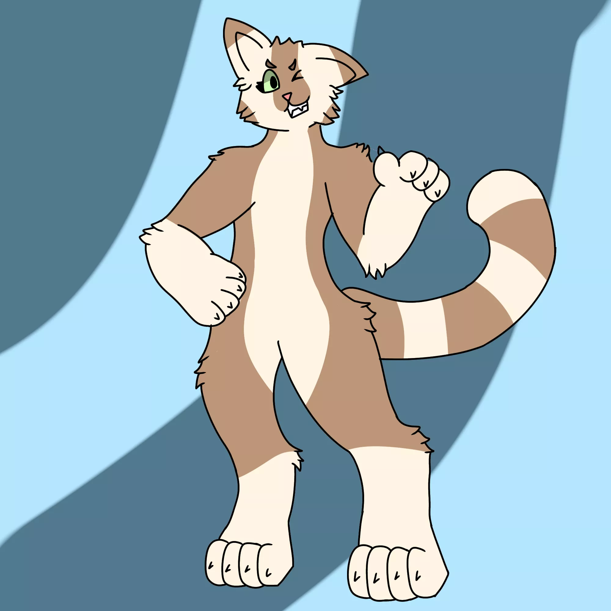 Made a proper drawing using body proportions I liked. I'm quite proud of it :D