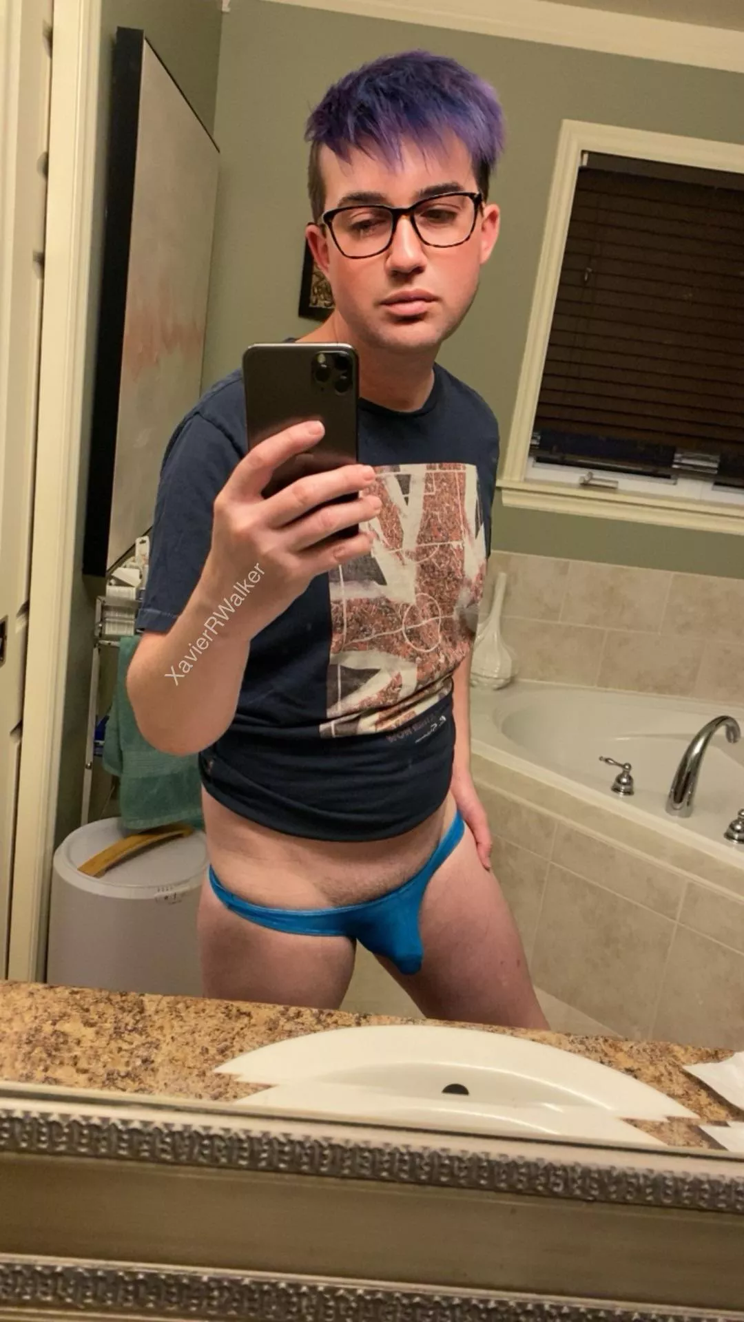 (NSFW) one sleepy boy in a thong. That ok?