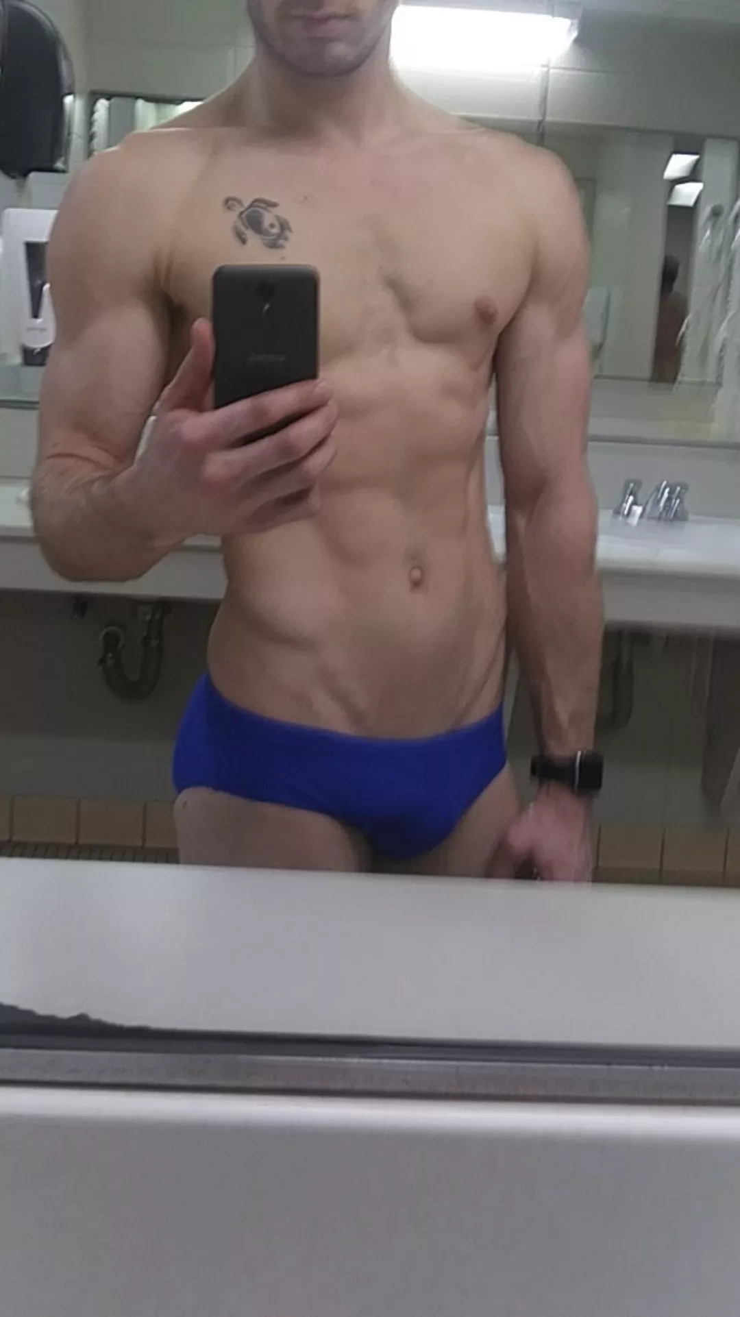 Should I take off my speedo and swim naked ?😏😈