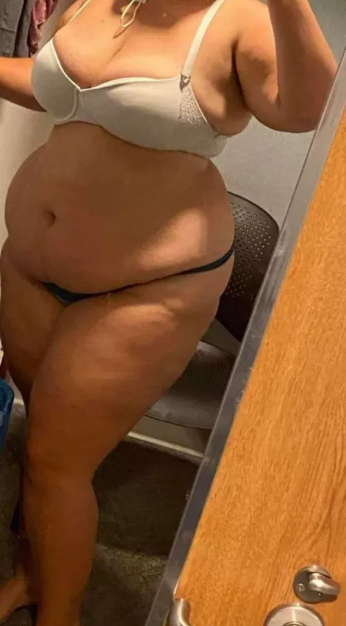 Stripped down in the break room at work!