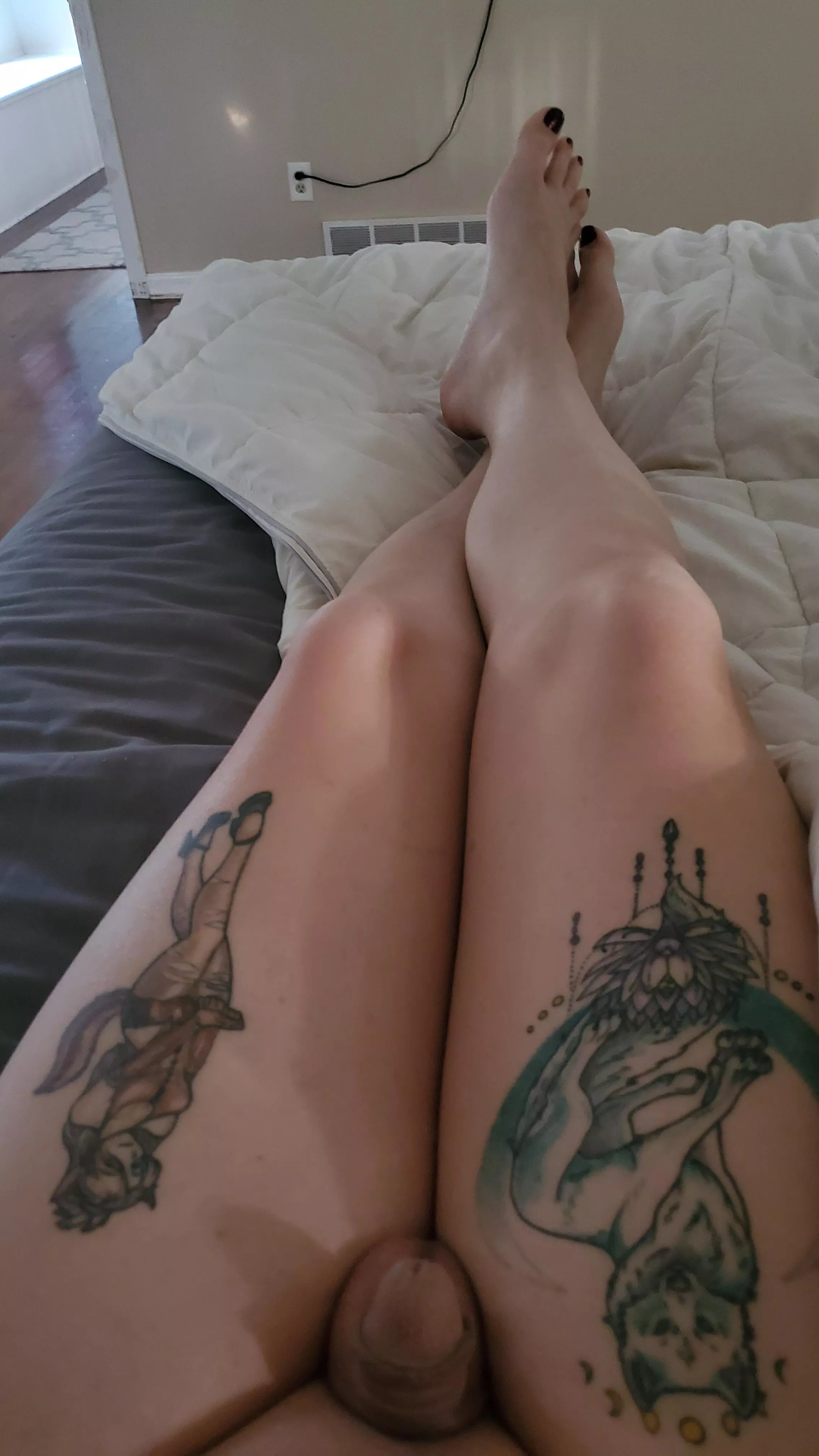 Was feeling my legs today and my feet just happened to tag along! (OC)