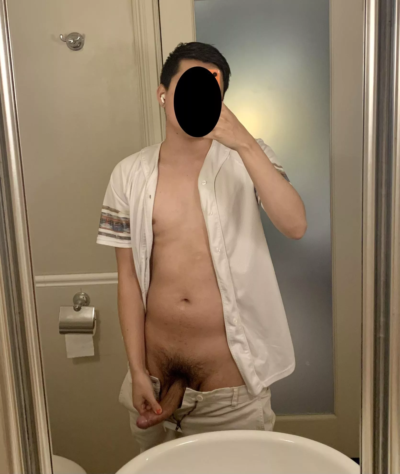 Worship and drool on my big Japanese cock