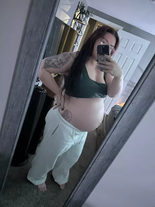 Almost 36 weeks pregnant 🥰