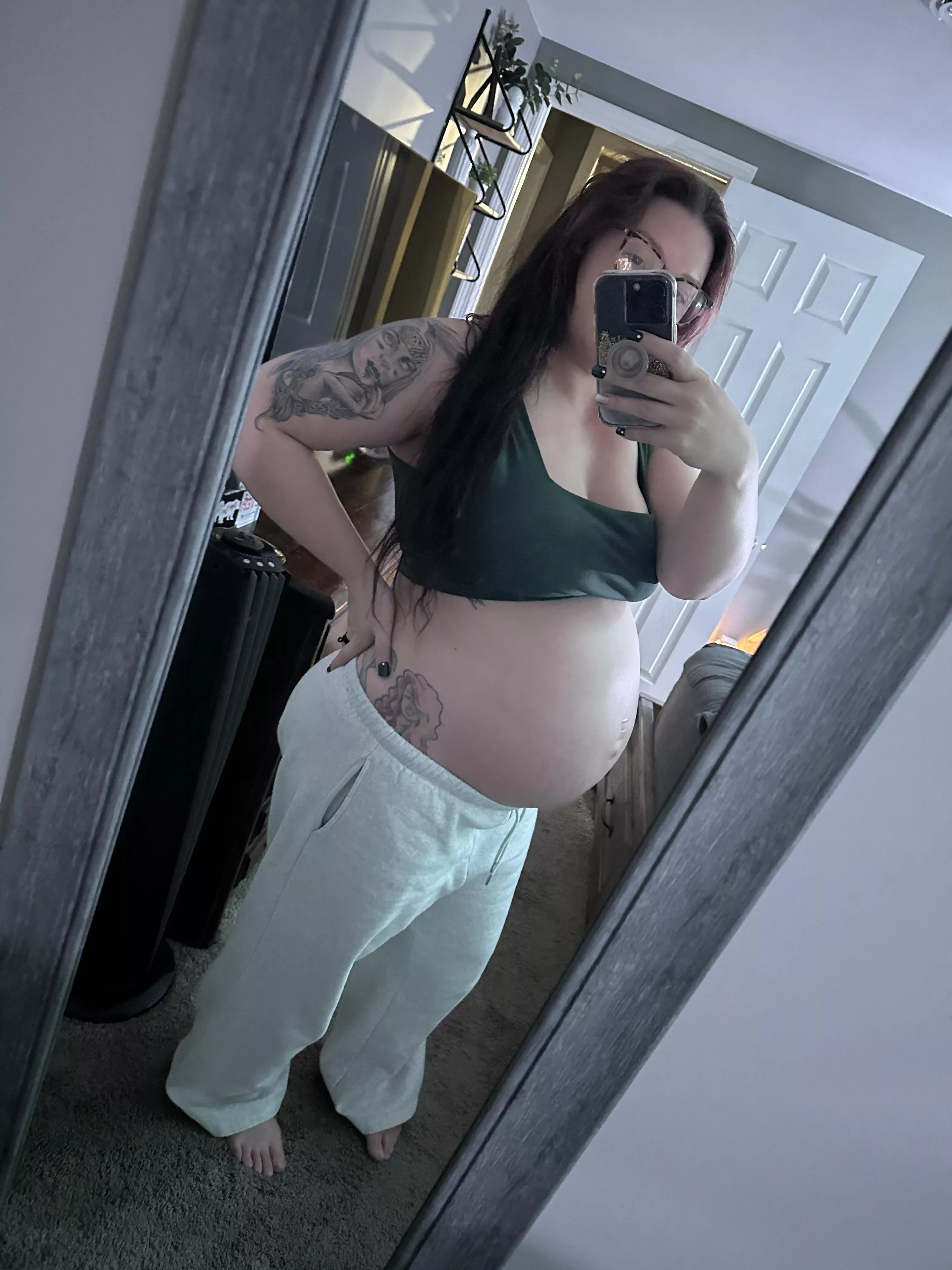 Almost 36 weeks pregnant 🥰