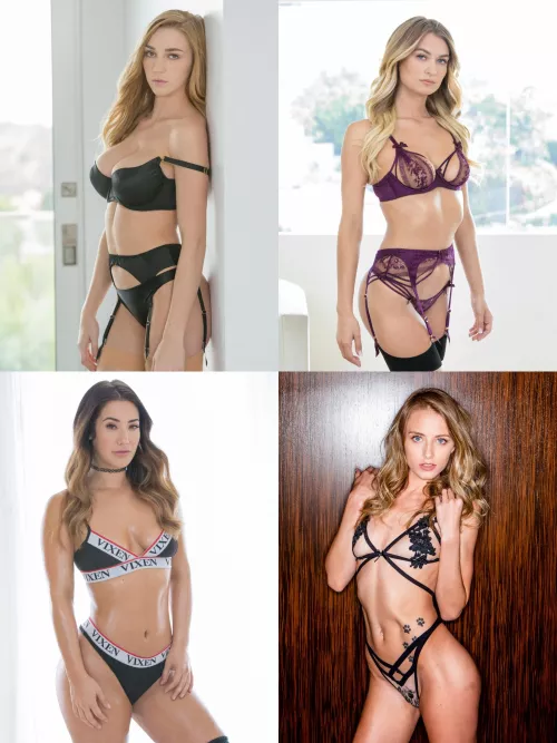 Babes of Blacked Tournament: Pick 2 pornstars for the next round - Part 8: [Kendra Sunderland] vs [Natalia Starr] vs [Eva Lovia] vs [Kyler Quinn]