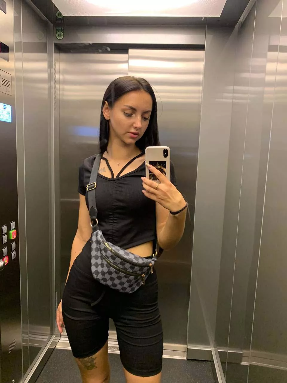 Back from an early morning workout.