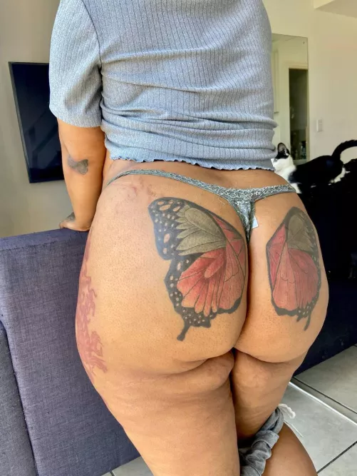 Bend me over and peel my thong