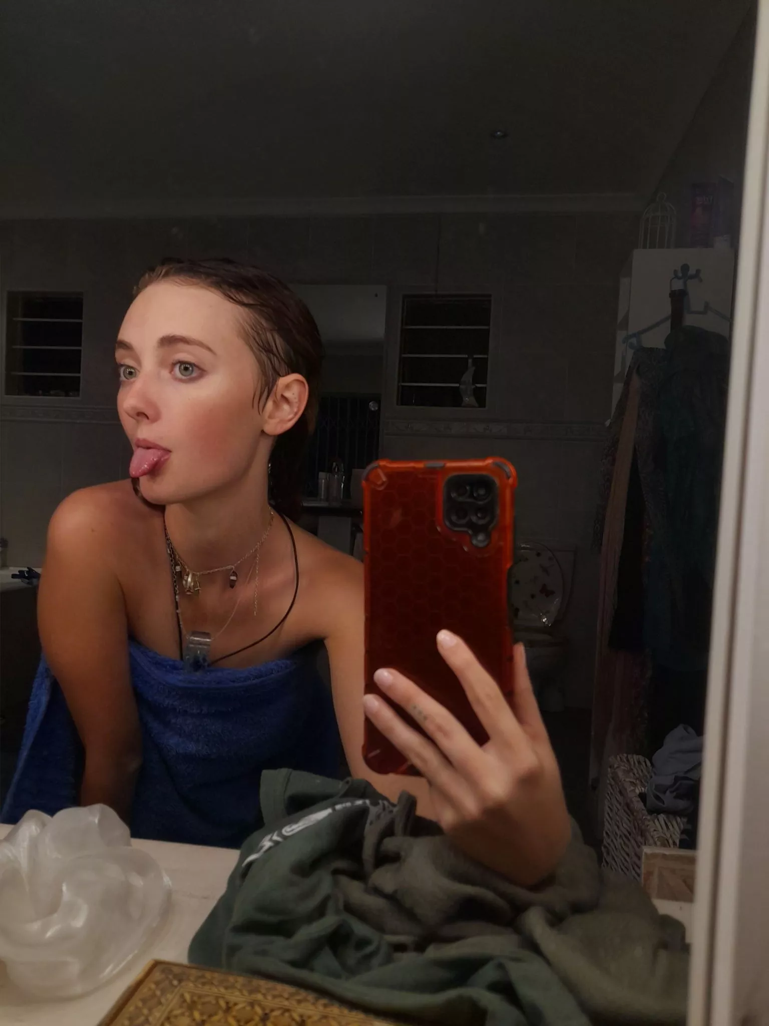 Capturing my allure in a mirror wink! F18