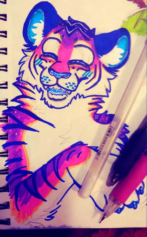 drawing with new alc markers 🥰